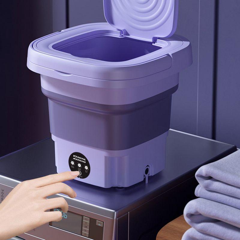 Máquina de Lavar Portátil Dobrável Bivolt Com Função Secadora - MEGATOPMIX